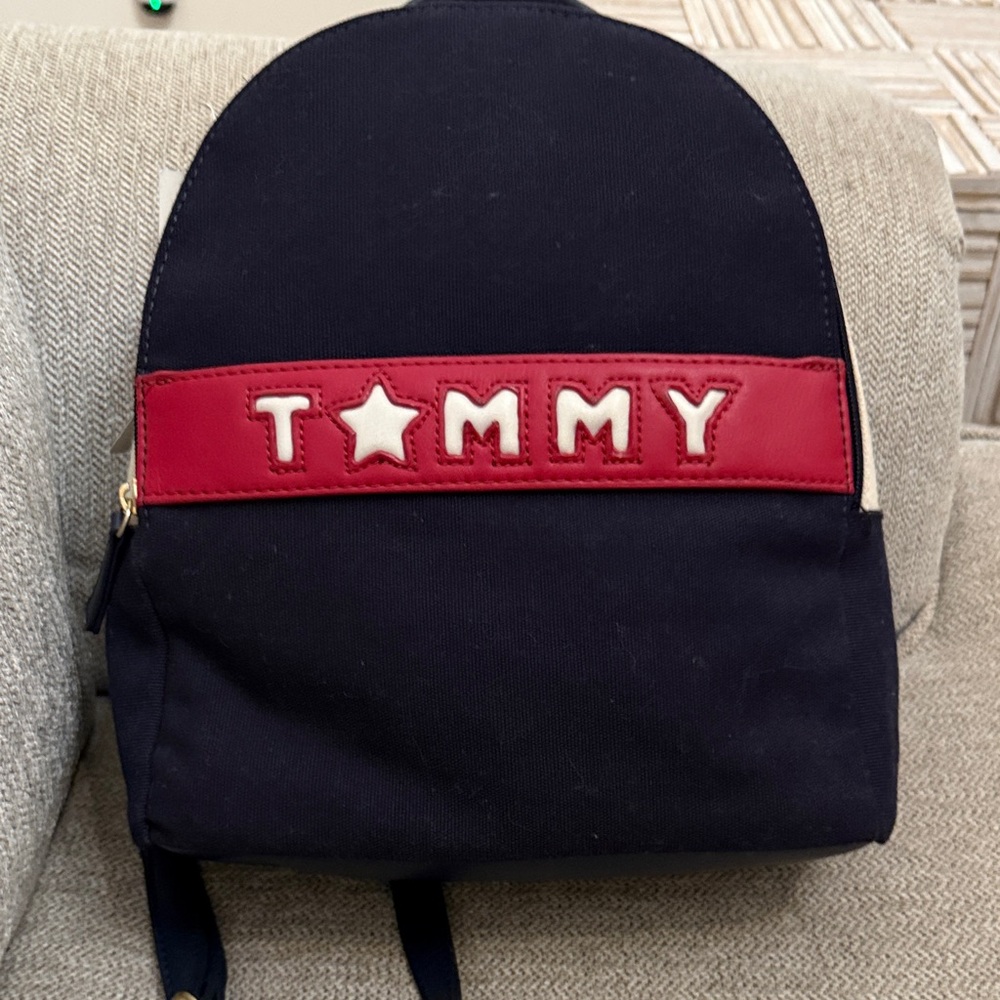 Tommy Hilfiger Navy & Red Backpack